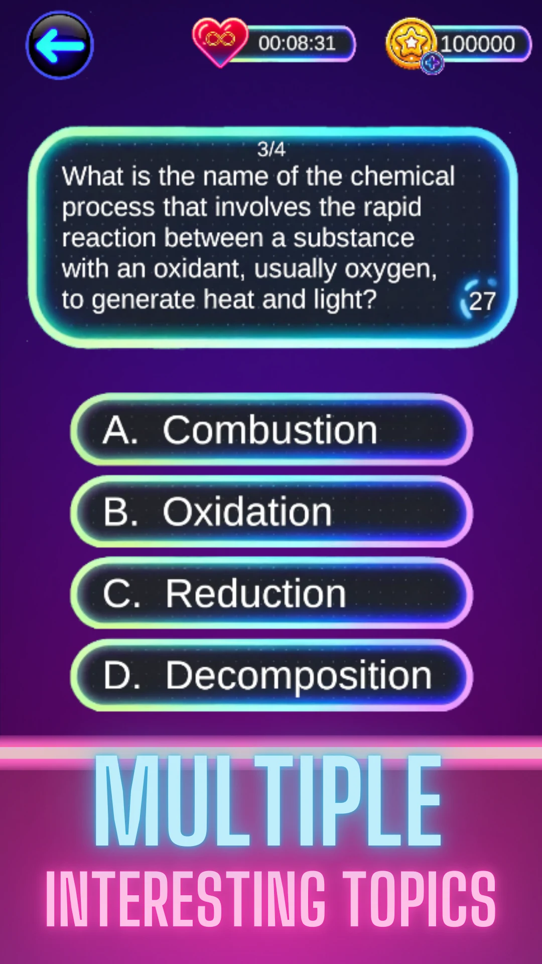 Trivia Frenzy Word Quiz Puzzle screenshot