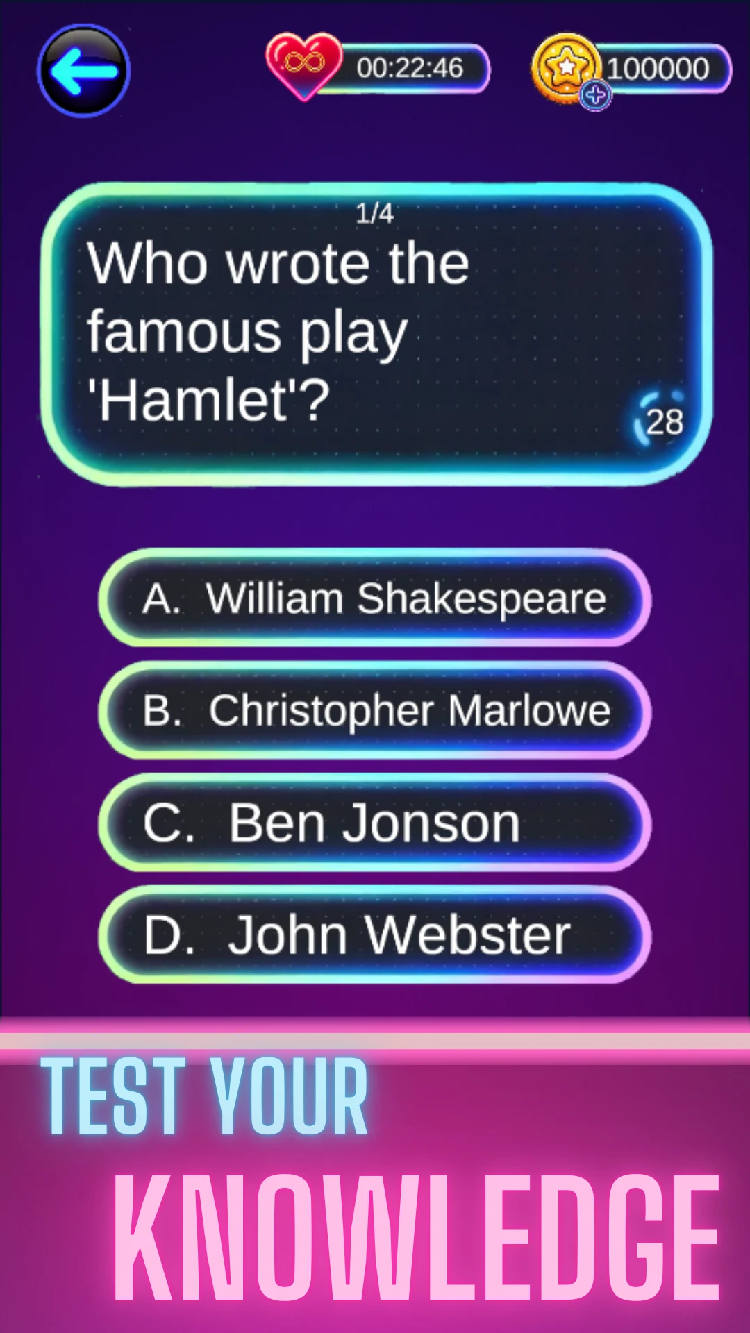 Trivia Frenzy Word Quiz Puzzle screenshot
