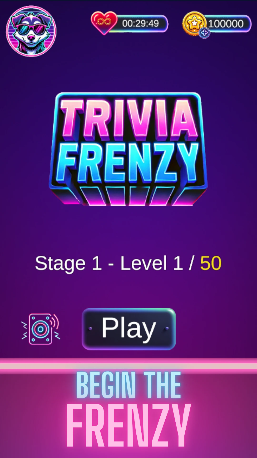 Trivia Frenzy Word Quiz Puzzle screenshot